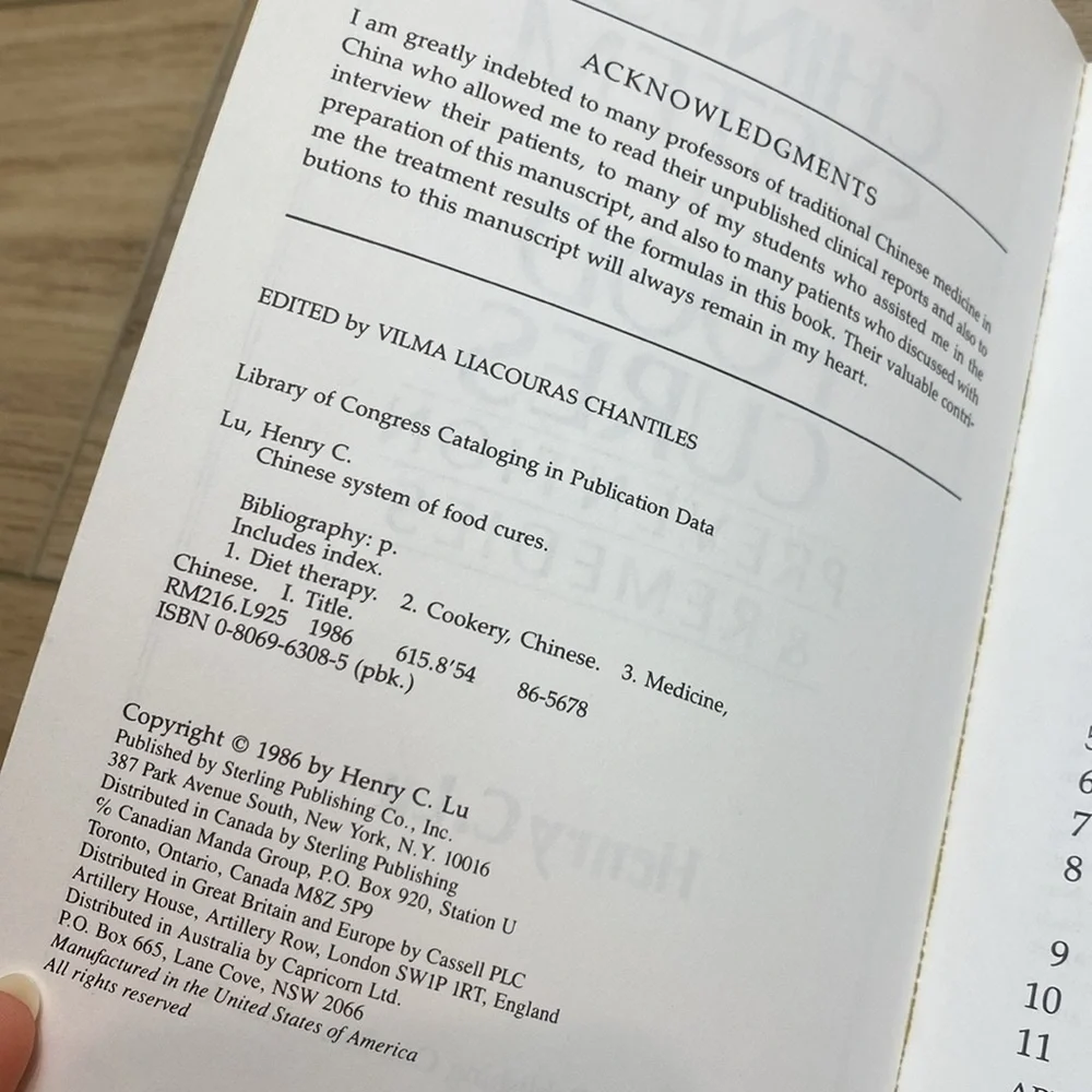 Vintage Chinese System of Food‎ Cures Handbook